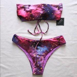 Galaxy High Waist Bikini from Zaful